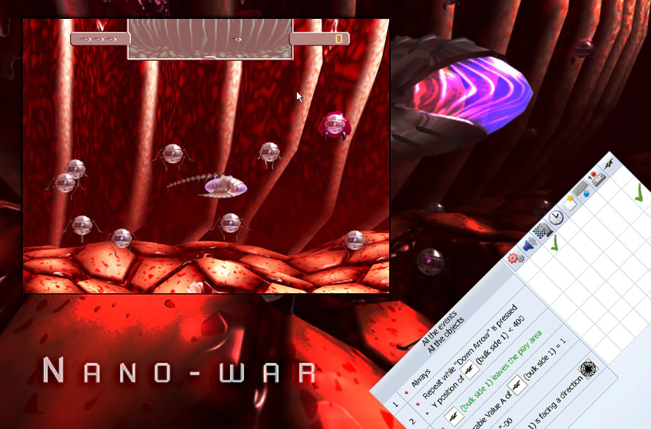 screenshot of Clickteam Fusion